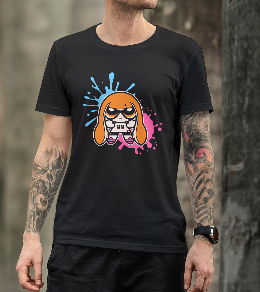 Powerpuff Inkling Splatoon Mashup PPG Crossover T-Shirt