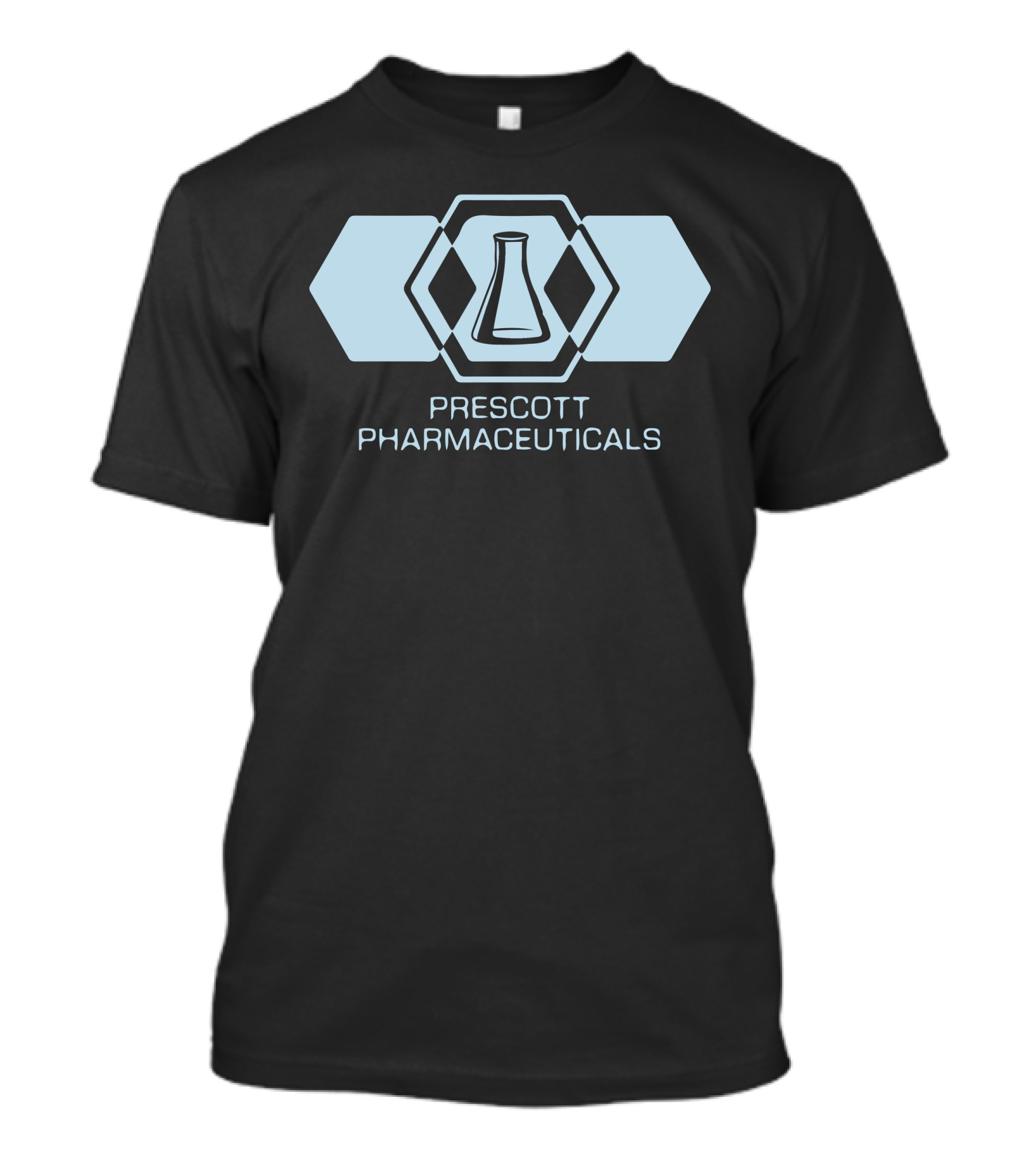 Prescott Pharmaceuticals Beaker Hexagon T-Shirt
