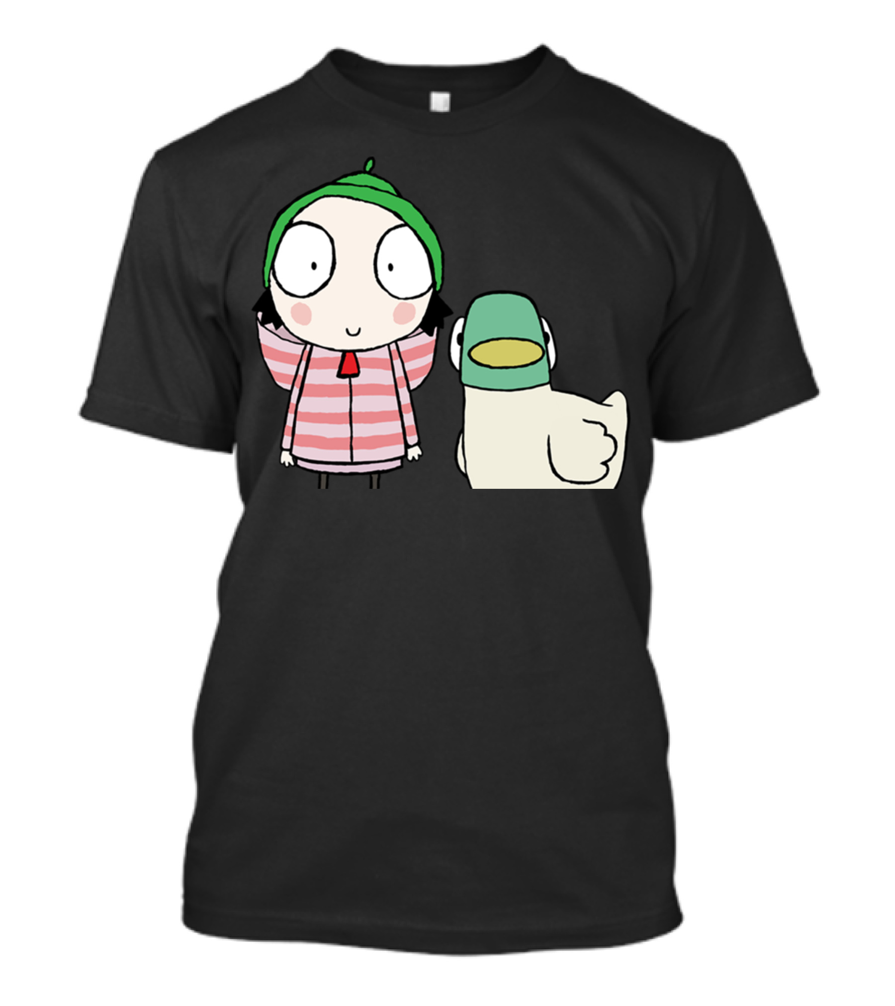 Sarah And Duck Animated Characters Children's TV Show Pals T-Shirt