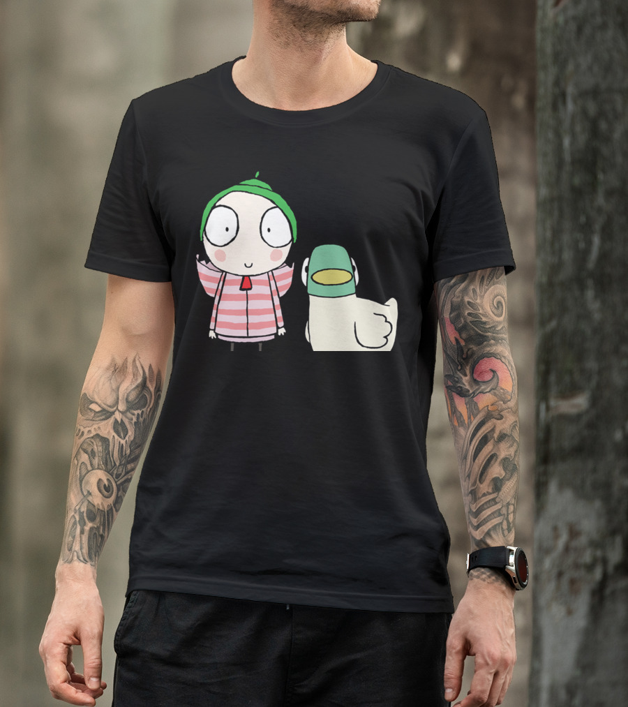Sarah And Duck Animated Characters Children's TV Show Pals T-Shirt