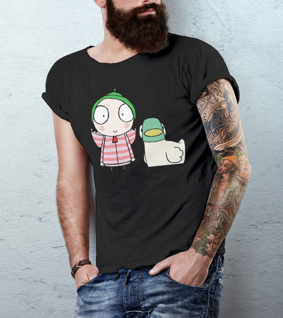 Sarah And Duck Animated Characters Children's TV Show Pals T-Shirt