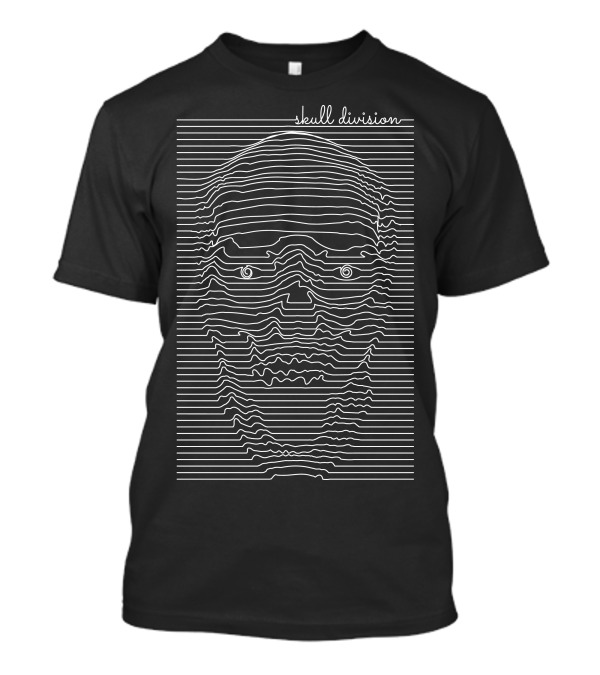 Skull Division Unknown Pleasures Wave Face T-Shirt