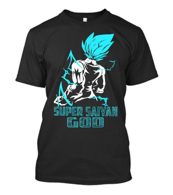Super Saiyan God Vegeta Electrifying Power Stance T-Shirt