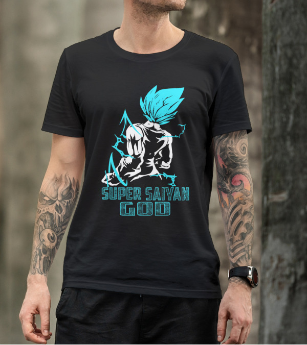Super Saiyan God Vegeta Electrifying Power Stance T-Shirt