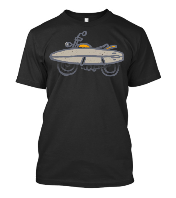 Surf Biker Motorcycle Surfboard Fusion T-Shirt