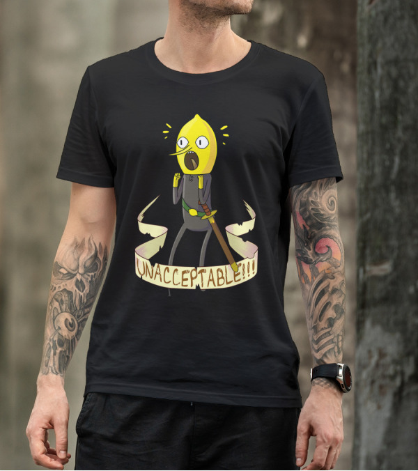 Adventure Time Lemongrab Unacceptable Scream T-Shirt