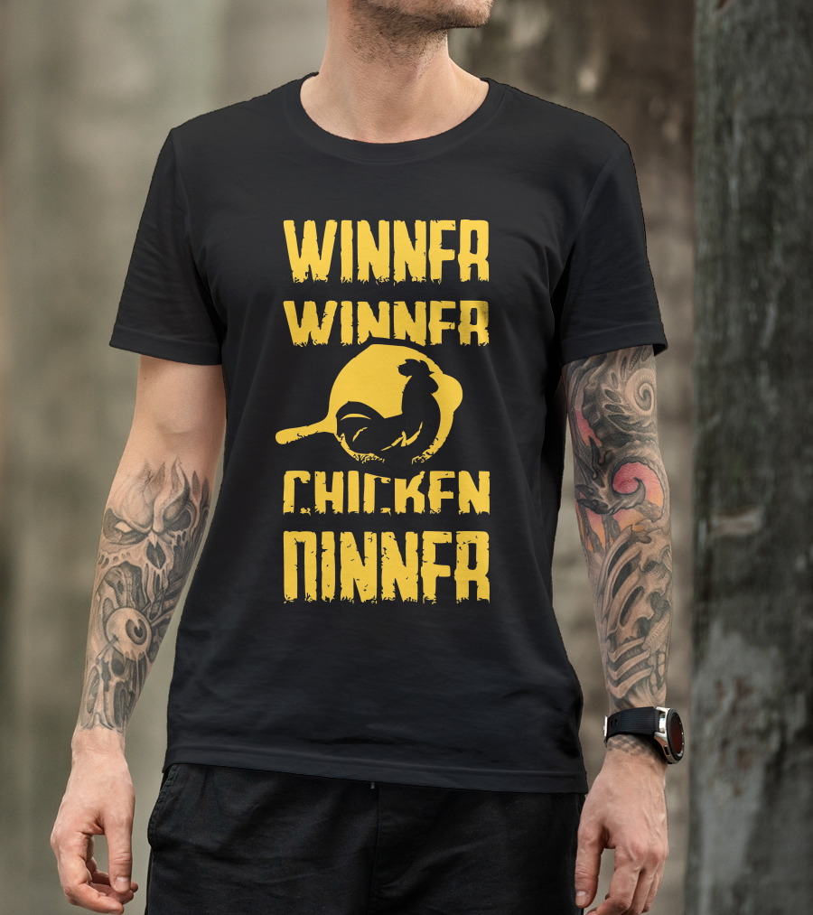 WINNER WINNER CHICKEN DINNER PUBG FRYING PAN T-Shirt