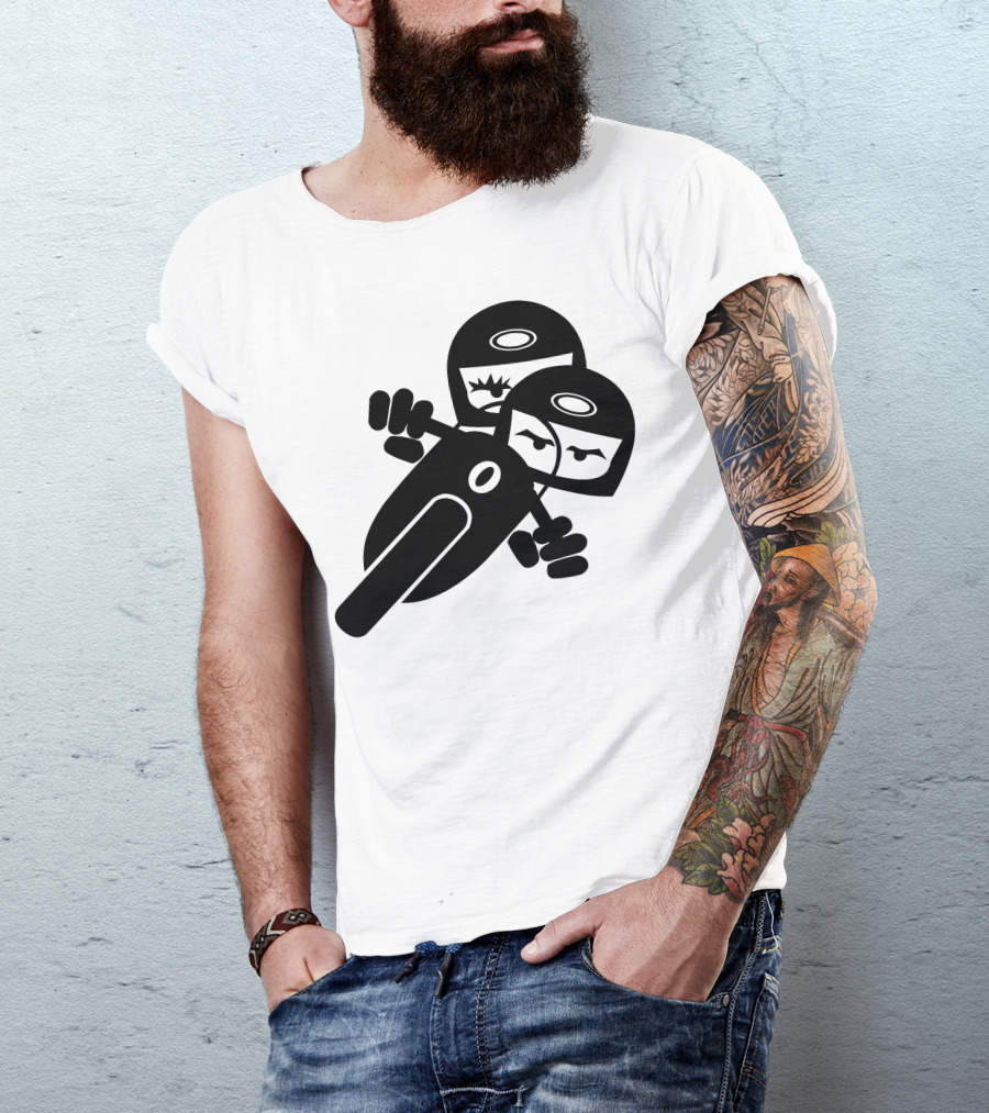 Catoon2 Motorcycle Riders Duo T-Shirt