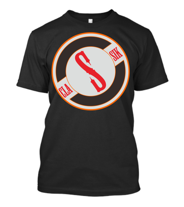 Cla Sik Red S Monogram In Circular Emblem T-Shirt