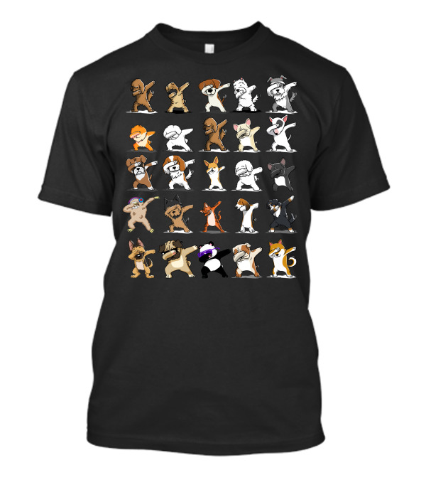Dabbing Dogs And Cats Animal Dance Moves Collection T-Shirt
