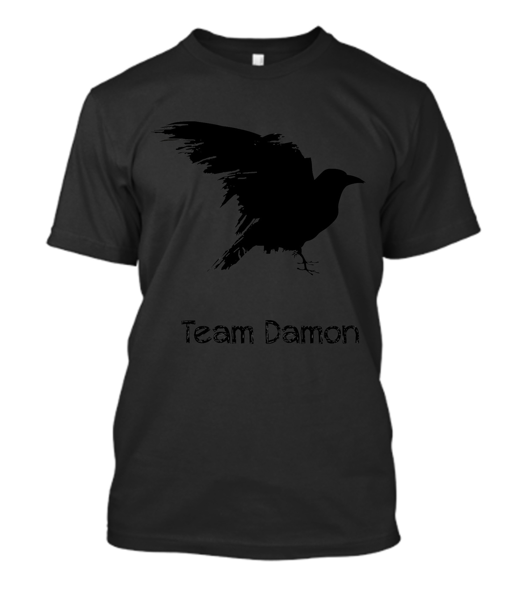 Team Damon Salvatore Raven T-Shirt