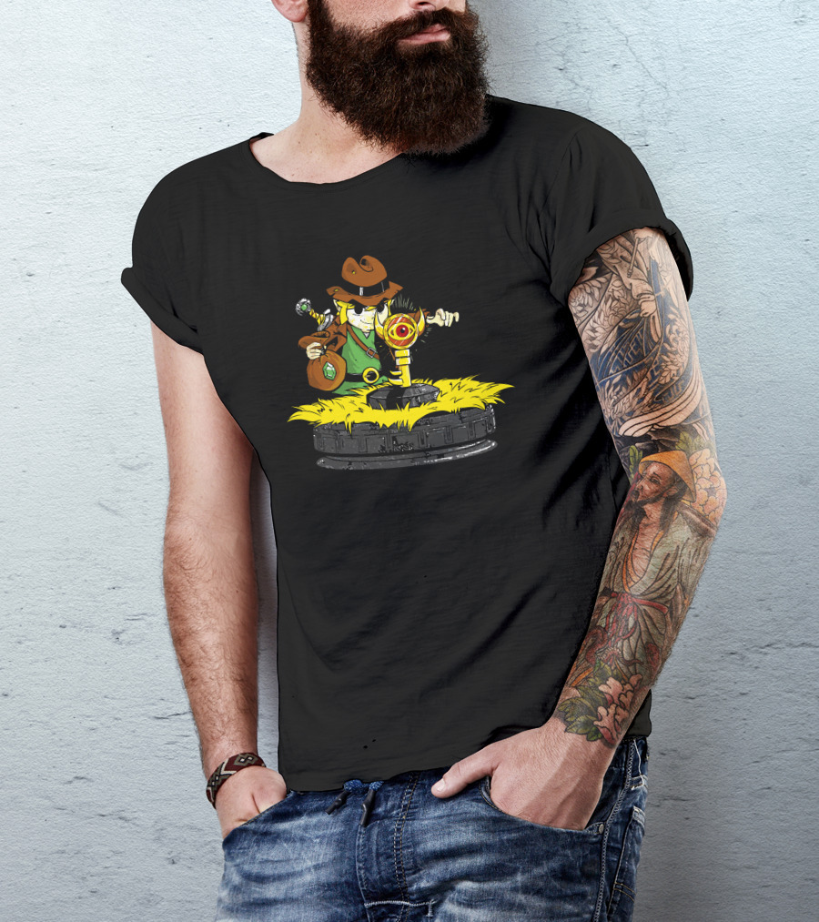 Indiana Jones Style Adventure With Lost Boss Key And Fantasy Hero Treasure Hunt T-Shirt
