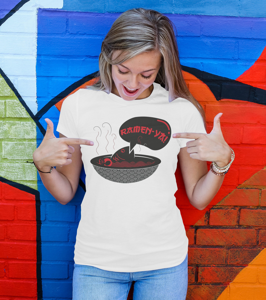 Ramen Ya Wavy Steam Bowl T-Shirt