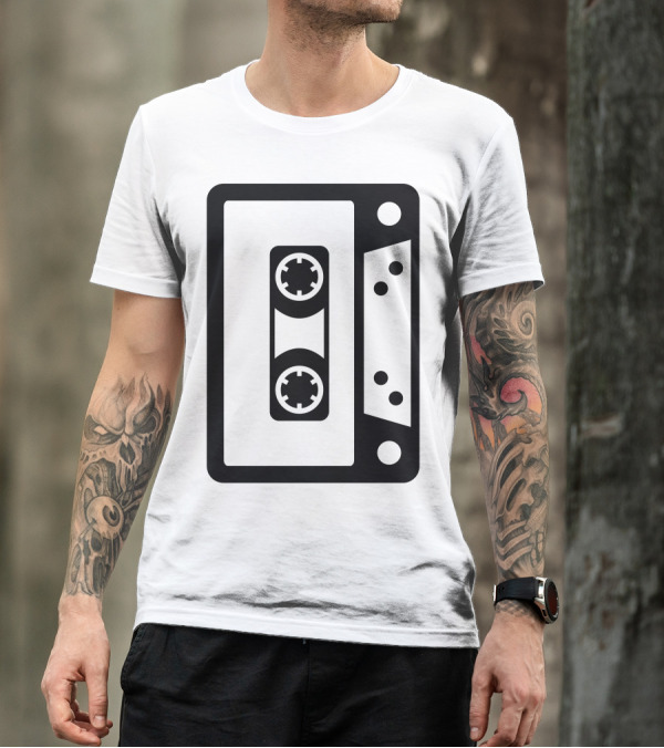 Retro Cassette Tape Vintage Music Lovers Iconic T-Shirt