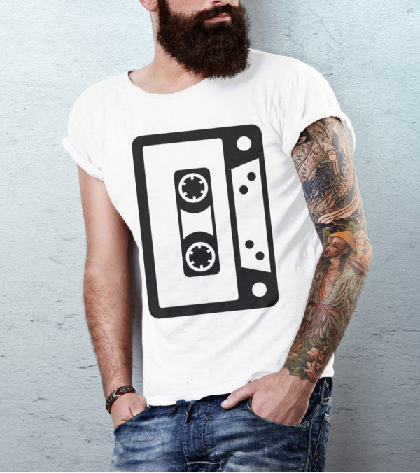 Retro Cassette Tape Vintage Music Lovers Iconic T-Shirt