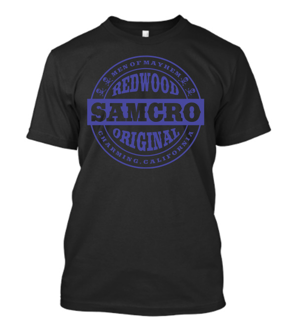 Samcro Redwood Original Men Of Mayhem Charming California Sons Of Anarchy T-Shirt