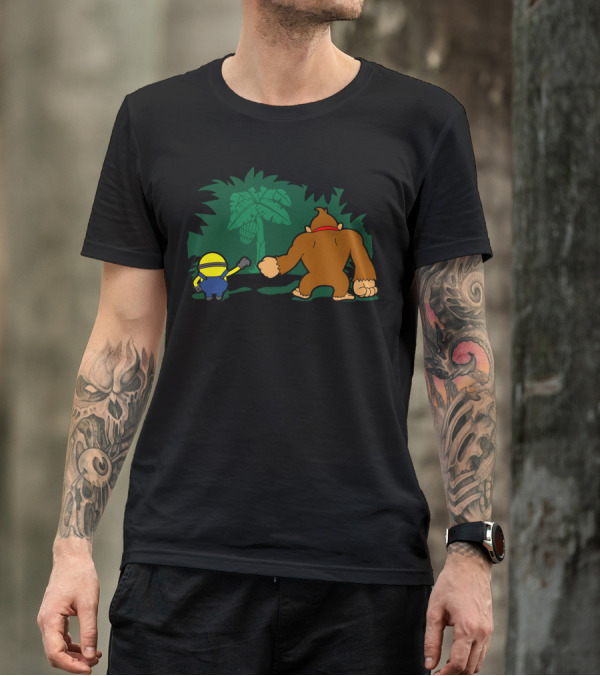 Minion And Donkey Kong Banana Adventure T-Shirt