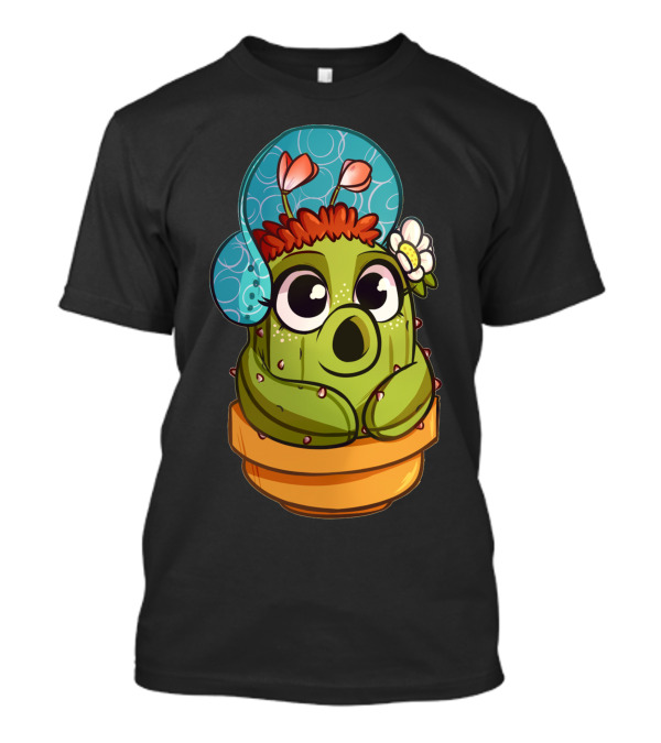 Baby Cactus Cute Cartoon Character T-Shirt