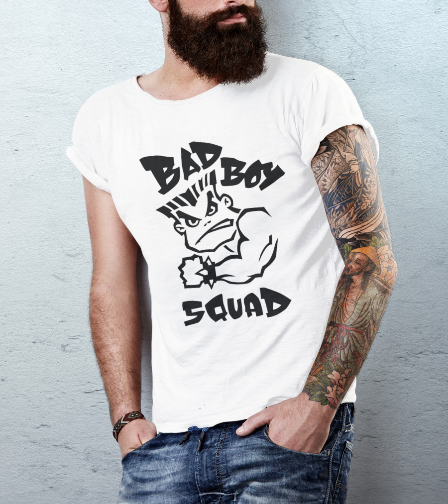 Bad Boy Squad Tough Cartoon Character T-Shirt