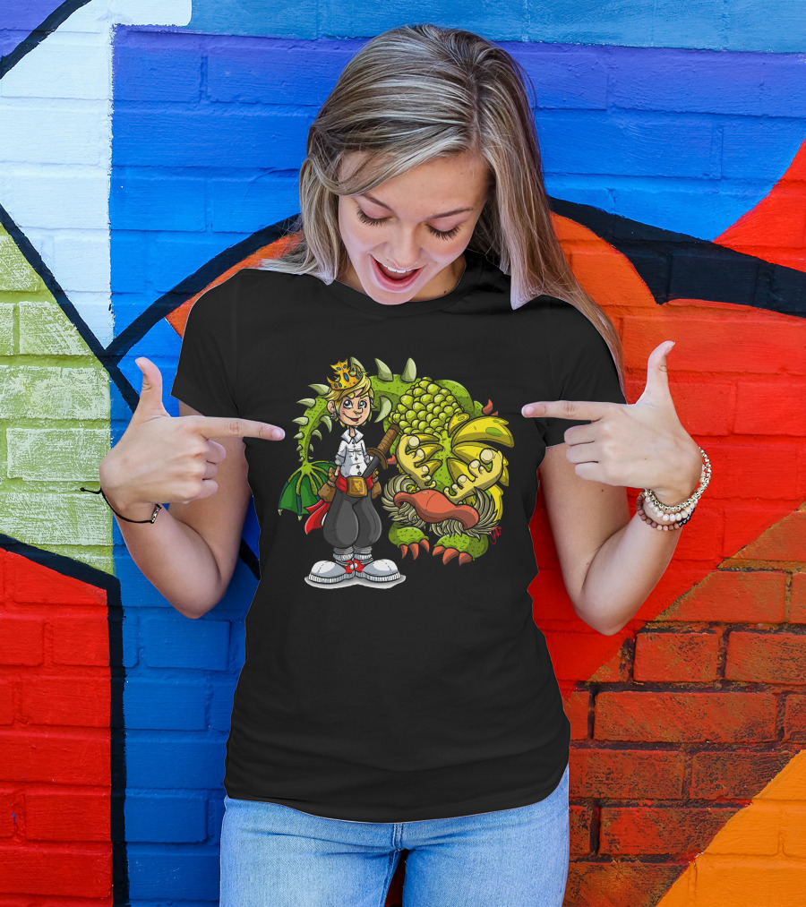 Battle Camp Commission Warrior And Monster Ally T-Shirt