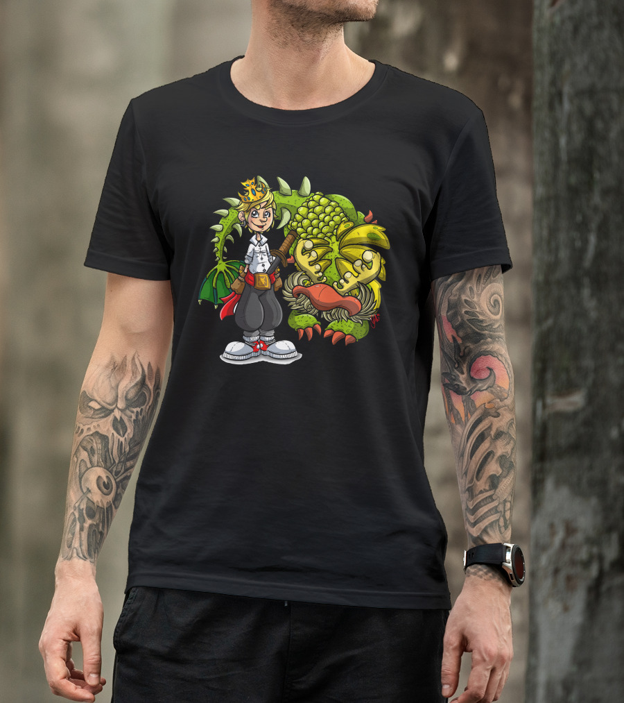 Battle Camp Commission Warrior And Monster Ally T-Shirt