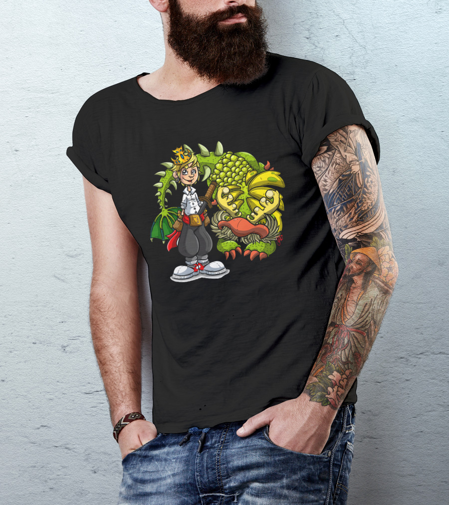 Battle Camp Commission Warrior And Monster Ally T-Shirt
