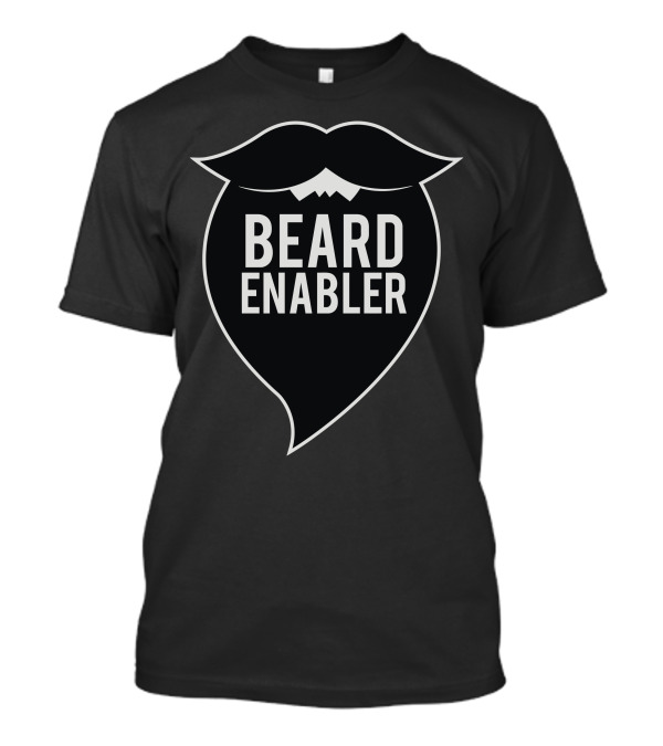 BEARD ENABLER MOUSTACHE LOGO T-Shirt
