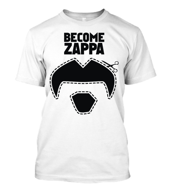 Become Zappa Hair Cutout Scissors T-Shirt