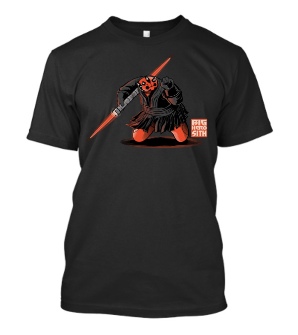Big Hero Sith Lightsaber Warrior Character Crossover T-Shirt
