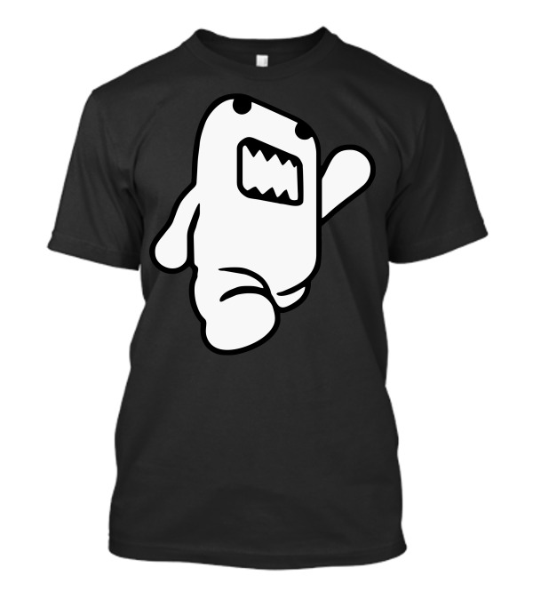 Domo Kun Animated Character Icon With Open Mouth And Raised Arm T-Shirt