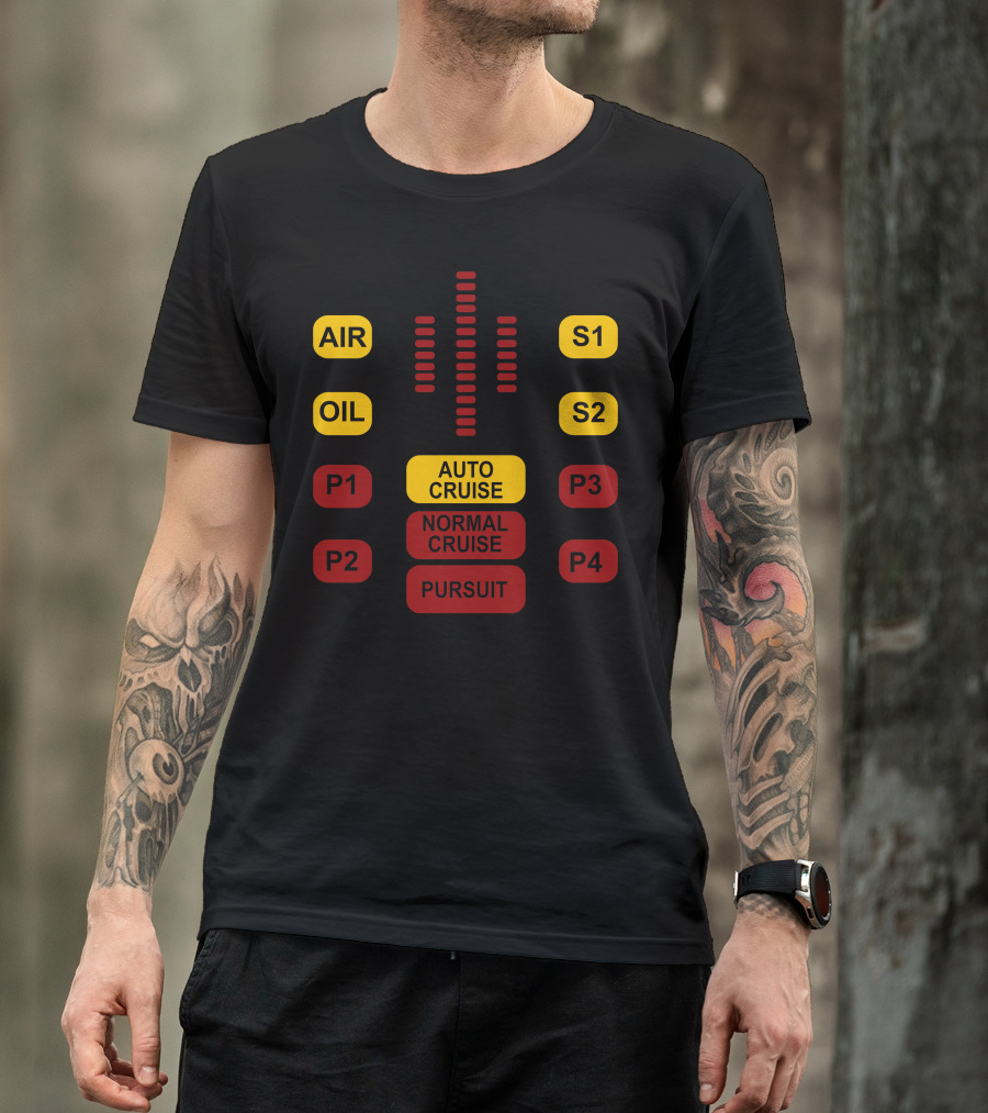 Kitt Knight Rider Air Oil Auto Cruise Normal Cruise Pursuit Display T-Shirt