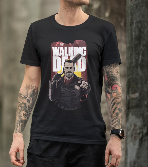 The Walking Dead Negan With Lucille T-Shirt