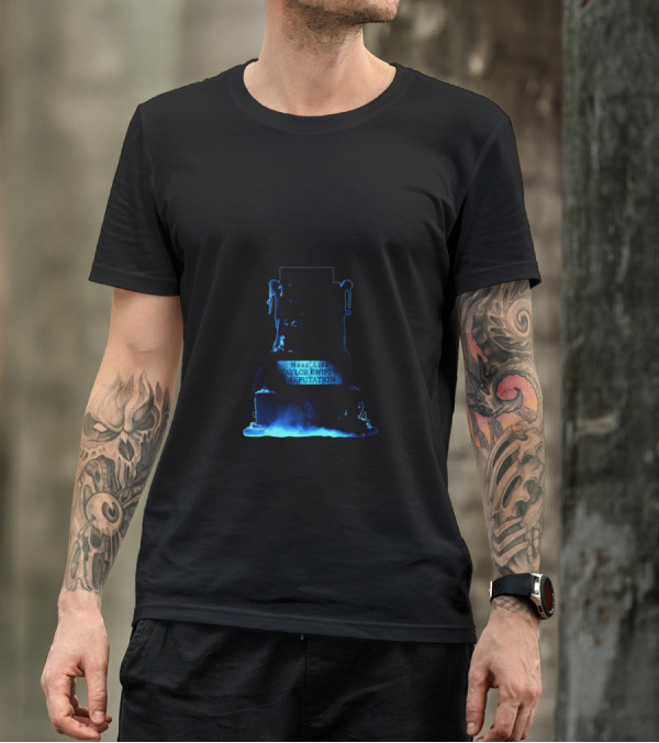 Taylor Swift Reputation Tombstone Blue Smoke Bat T-Shirt