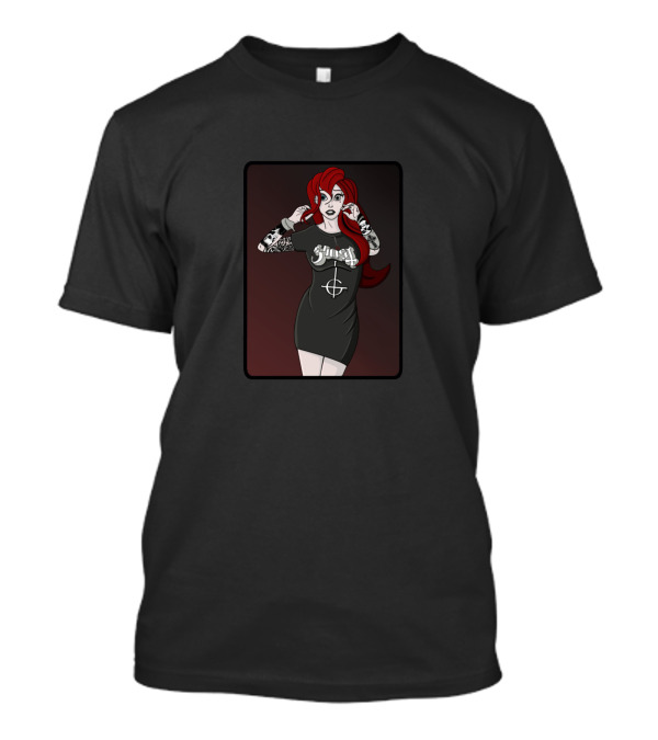 Ghost Ariel Rocker Style With Tattoos T-Shirt