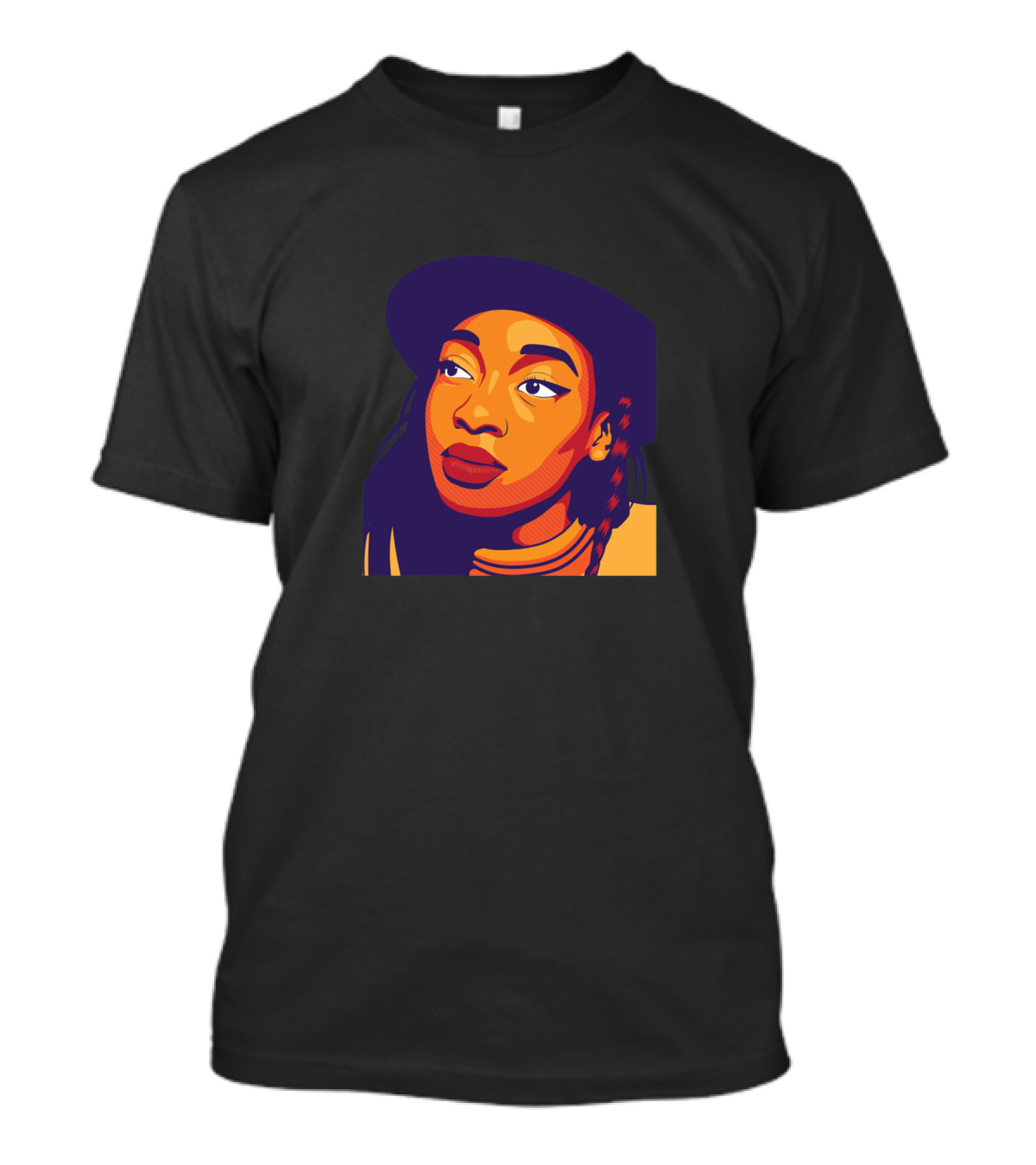 Little Simz Pop Art Portrait Print T-Shirt