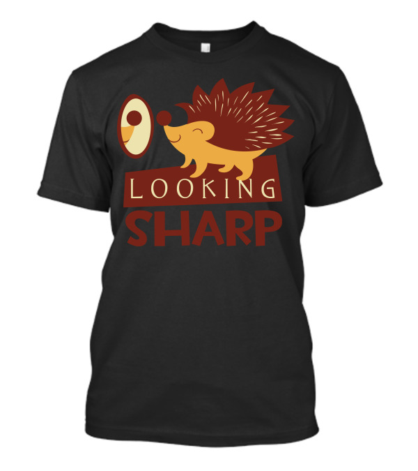 Looking Sharp Hedgehog Mirror Reflections T-Shirt