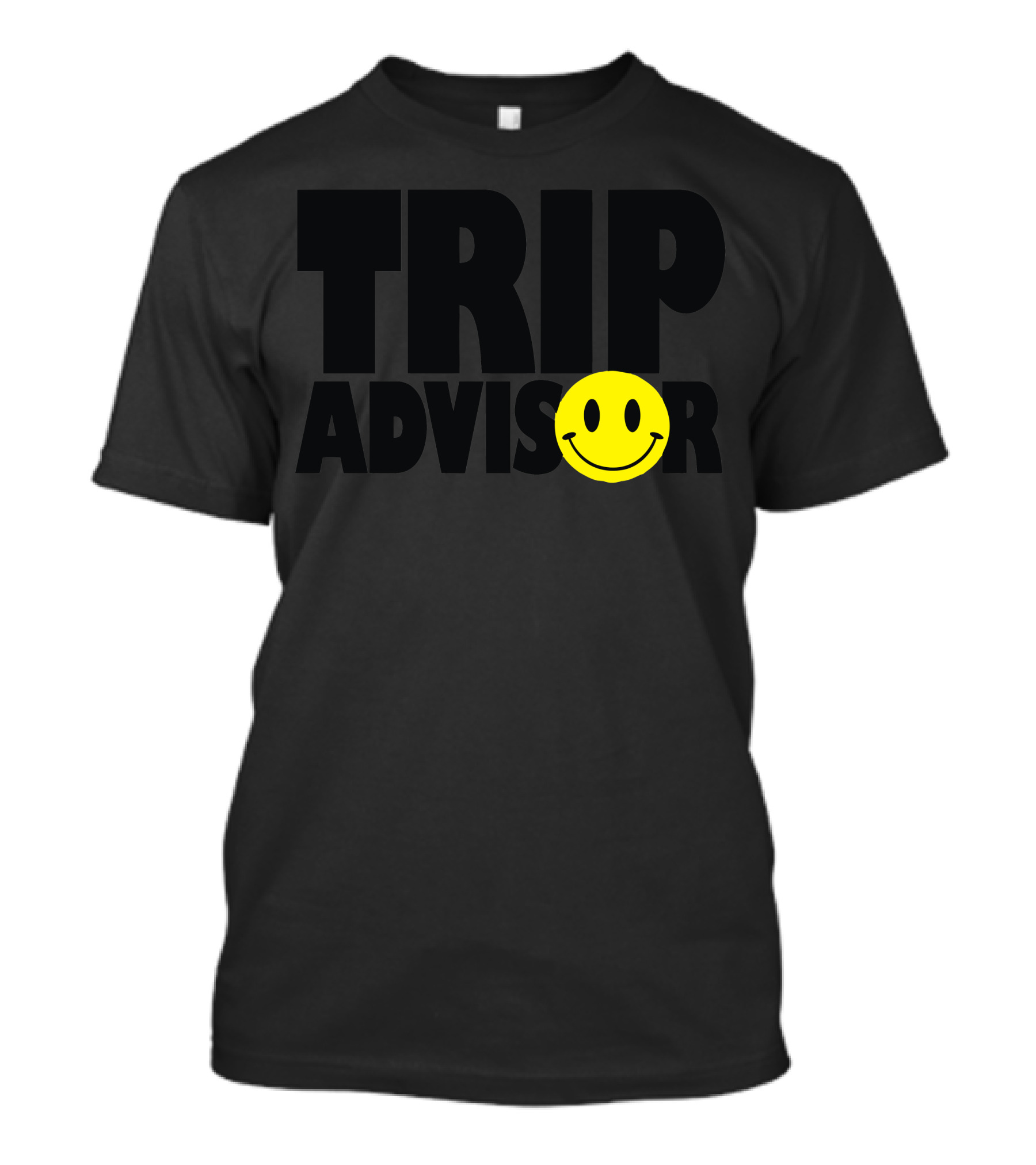 Trip Advisor Yellow Smile T-Shirt