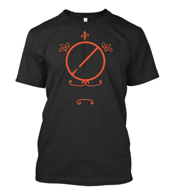 Not Lucky Horseshoe Symbol In Red Circle T-Shirt