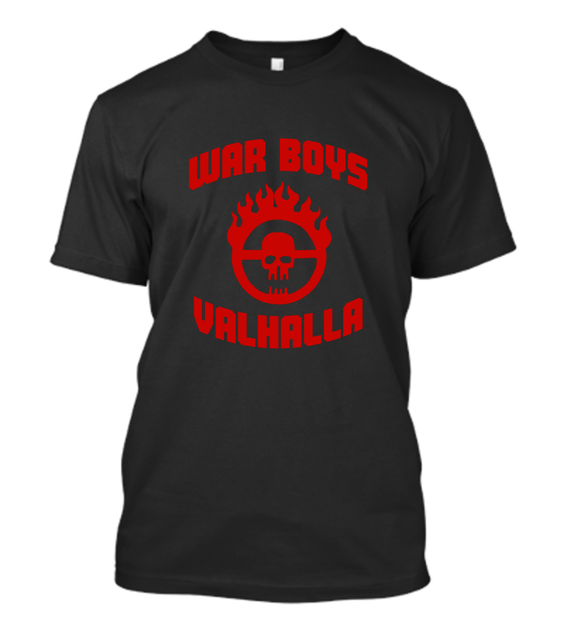 War Boys Valhalla Flame Skull Emblem T-Shirt