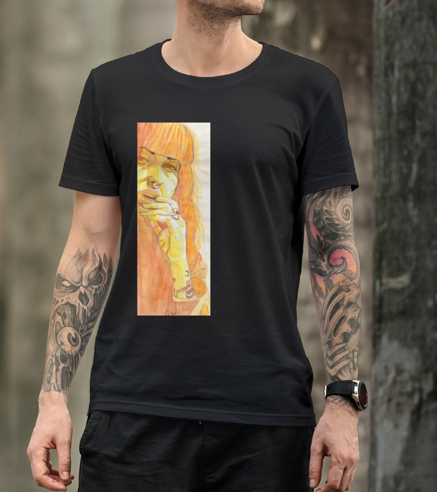 Woman Portrait In Warm Tones T-Shirt