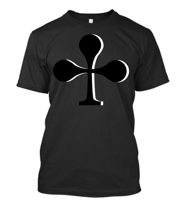 Cross Card Club Suit Symbol Signs T-Shirt