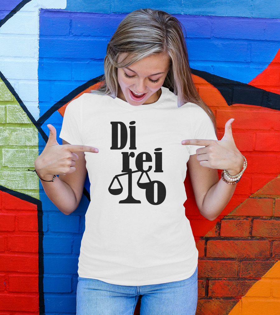 Di Re Io Justiça Legalidade Balança T-Shirt