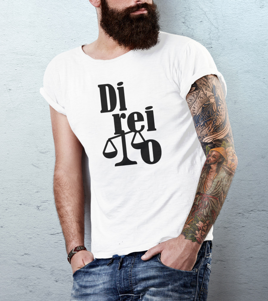 Di Re Io Justiça Legalidade Balança T-Shirt