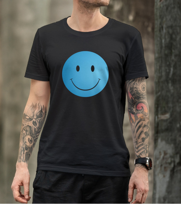 Blue Face Peggy Gou Smiley T-Shirt