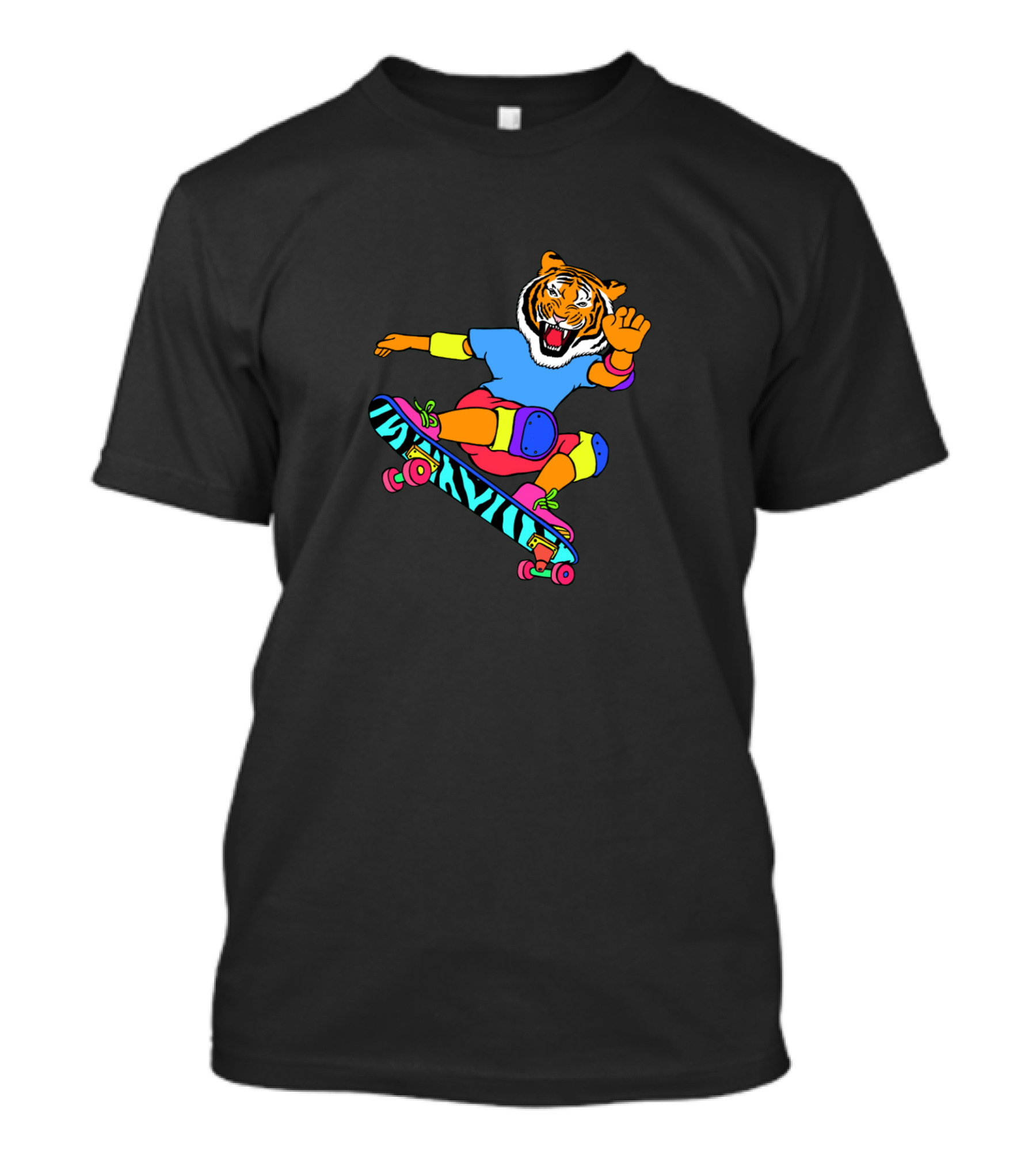 Skateboarding Tiger Athletic Adventure T-Shirt
