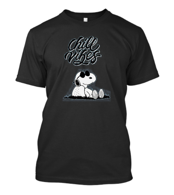 Chill Vibes Snoopy Relaxing In Sunglasses T-Shirt