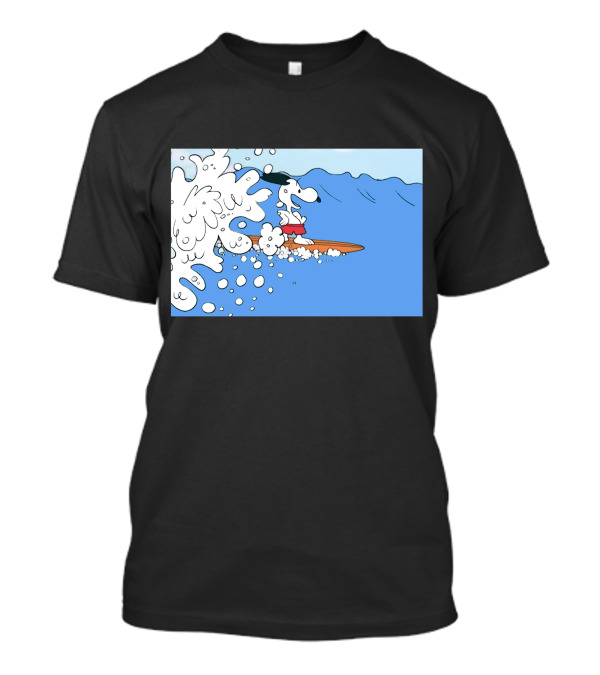 Snoopy Riding The Waves Surfing Adventure T-Shirt