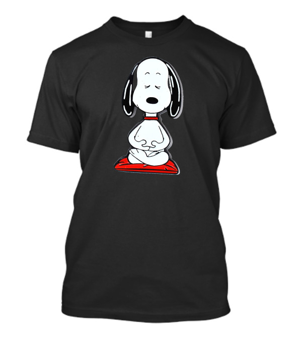 Snoopy Meditating Yoga Pose Peanuts T-Shirt