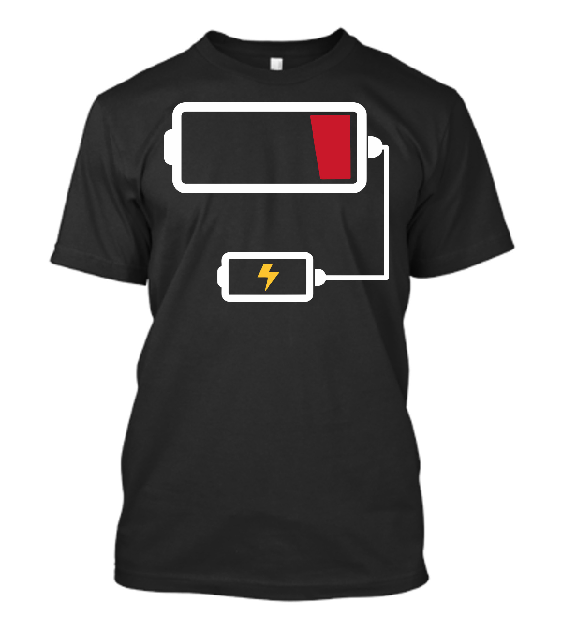 Battery Low Mother Recharging Child Connection T-Shirt