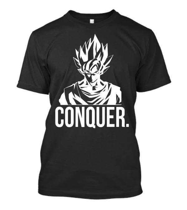 Conquer Super Saiyan Goku Iconic Power T-Shirt